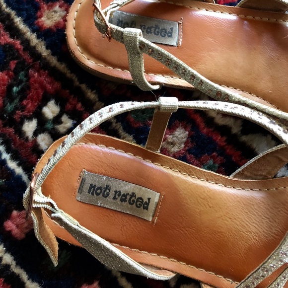 Not Rated | Rose Gold Sandals - Picture 3 of 4